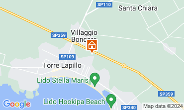 Kaart Porto Cesareo Villa 121631