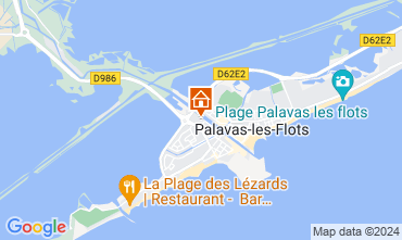 Kaart Palavas-les-Flots Studio 128778