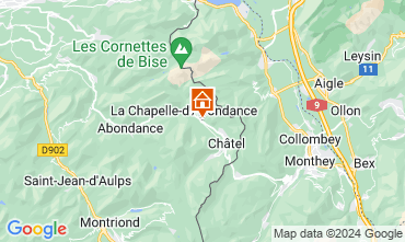 Kaart La Chapelle d'Abondance Chalet 126666