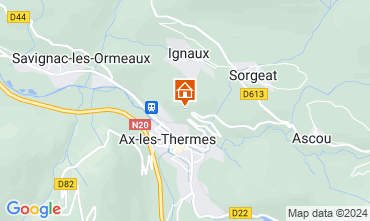 Kaart Ax Les Thermes Huis 20749