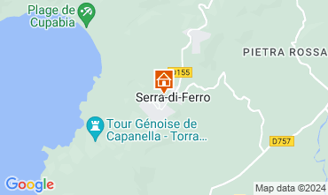 Kaart Serra-di-Ferro Appartement 128341