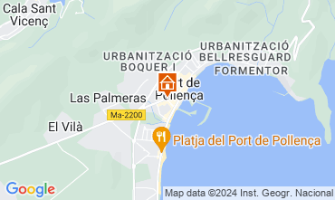 Kaart Puerto Pollensa Appartement 69561