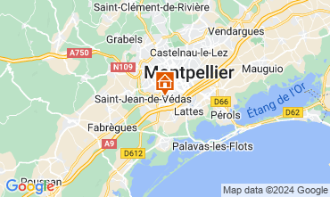 Kaart Montpellier Appartement 120973