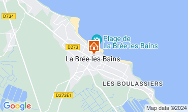 Kaart La Bre les Bains Huis 108842