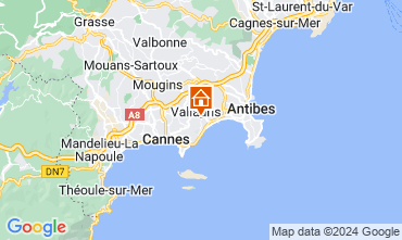 Kaart Cannes Villa 122240