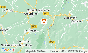 Kaart La Bresse Chalet 125961