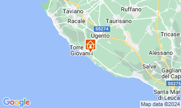 Kaart Ugento - Torre San Giovanni Huis 127035