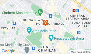 Kaart Milaan Appartement 128383