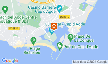 Kaart Cap d'Agde Appartement 114789