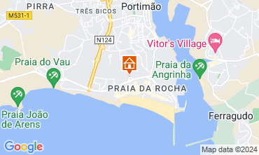 Kaart Praia da Rocha Appartement 70339