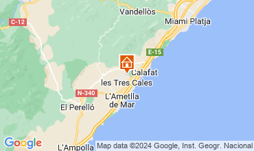 Kaart L'Ametlla de Mar Huis 128744