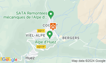 Kaart Alpe d'Huez Appartement 28097
