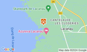 Kaart Lacanau Huis 44203