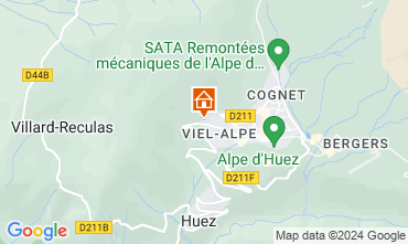 Kaart Alpe d'Huez Appartement 107207