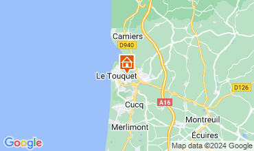 Kaart Le Touquet Huis 126937
