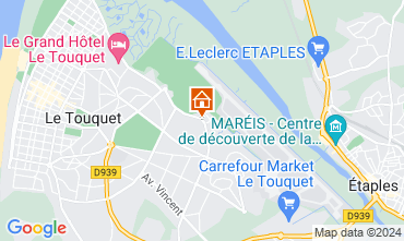 Kaart Le Touquet Huis 126937