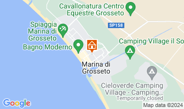 Kaart Marina di Grosseto Appartement 91947