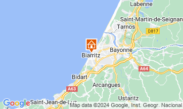 Kaart Biarritz Studio 124628