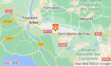 Kaart Arles Vakantiehuis 119570