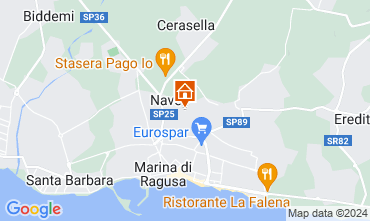 Kaart Marina di Ragusa Appartement 128379