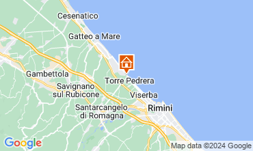 Kaart Rimini Appartement 40527