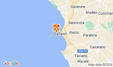 Kaart Gallipoli Appartement 128638