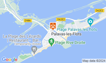 Kaart Palavas-les-Flots Appartement 113745