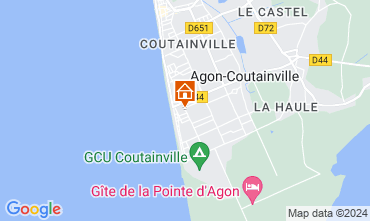 Kaart Agon-Coutainville Villa 15234