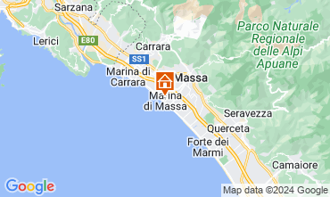 Kaart Marina di Massa Appartement 45704