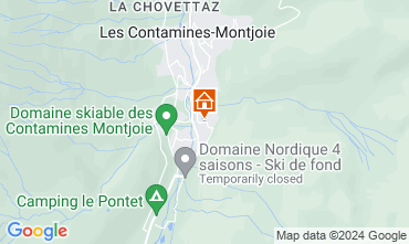 Kaart Les Contamines Montjoie Appartement 121099