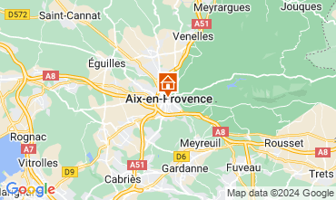 Kaart Aix en Provence Appartement 126225