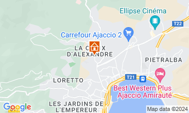 Kaart Ajaccio Appartement 93029