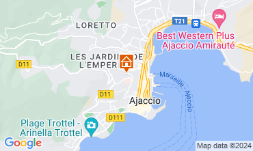 Kaart Ajaccio Studio 119739