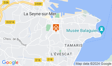 Kaart La Seyne sur Mer Appartement 108145