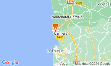 Kaart Le Touquet Vakantiehuis 118198