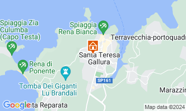 Kaart Santa Teresa di Gallura Appartement 120048