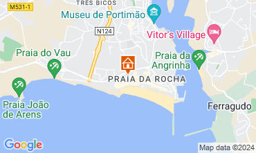 Kaart Praia da Rocha Appartement 73581