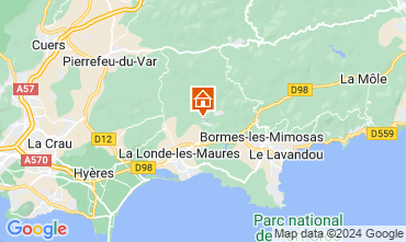 Kaart La Londe-les-Maures Huis 100590