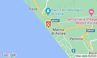 Kaart Ascea Villa 46892