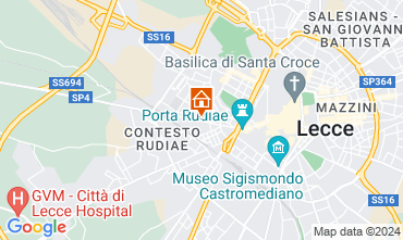 Kaart Lecce Appartement 124715