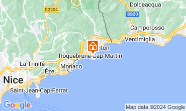 Kaart Roquebrune Cap Martin Appartement 104967