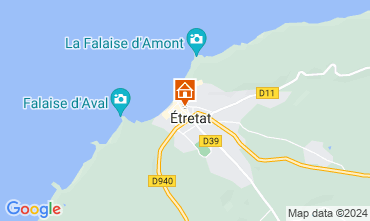 Kaart Etretat Huis 7731