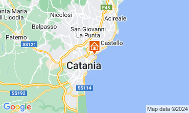 Kaart Catania Appartement 31264