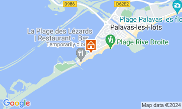 Kaart Palavas-les-Flots Appartement 127636