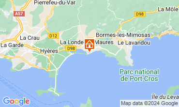 Kaart La Londe-les-Maures Appartement 75334