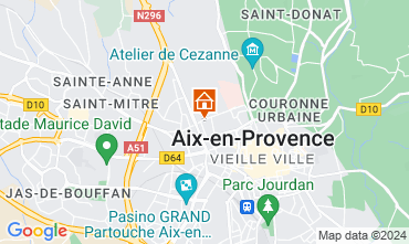 Kaart Aix en Provence Appartement 125790