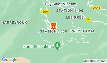 Kaart Puy Saint Vincent Appartement 67748