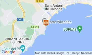 Kaart Sant Antoni de Calonge Appartement 98168