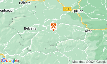 Kaart Quillan Chalet 128857