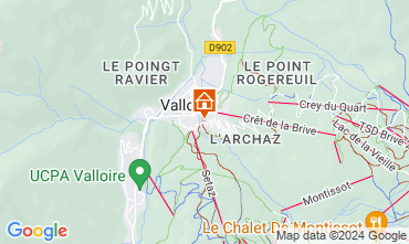Kaart Valloire Chalet 81297